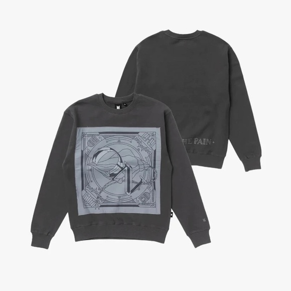 BTS Bring The Pain Grey Crewneck size XL - Picture 1 of 9